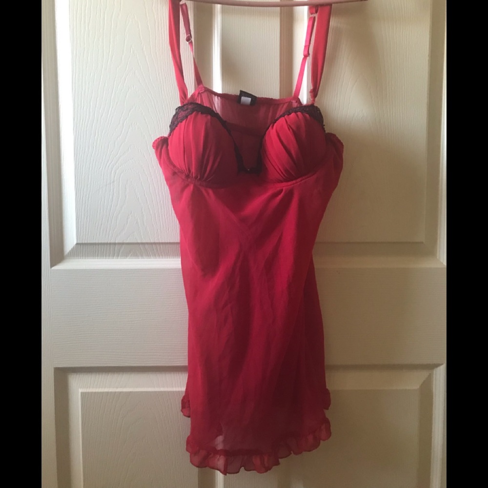 Apt 9 Red Lingerie Womens Size Large